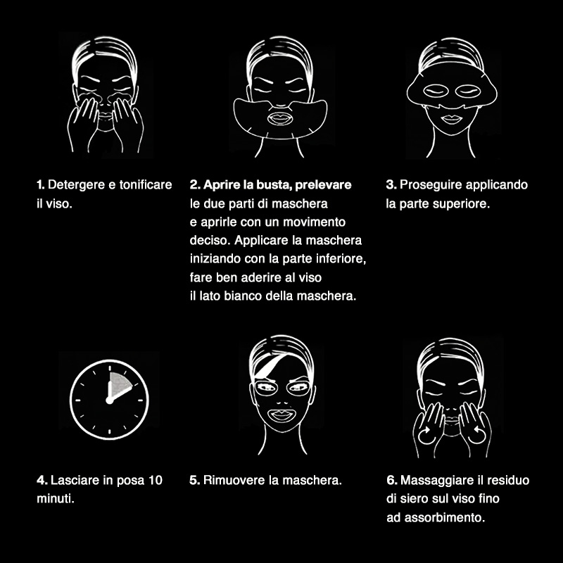 IL TUO PRODOTTO - Supermask Fillift - Maschera rimpolpante effetto lifting  (2 pezzi) - Diego Dalla Palma Professional